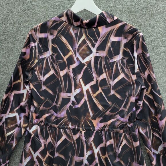 Atelier Dress Women's 4 Mauve Pink Black Quartz High Low NWT - Picture 5 of 12